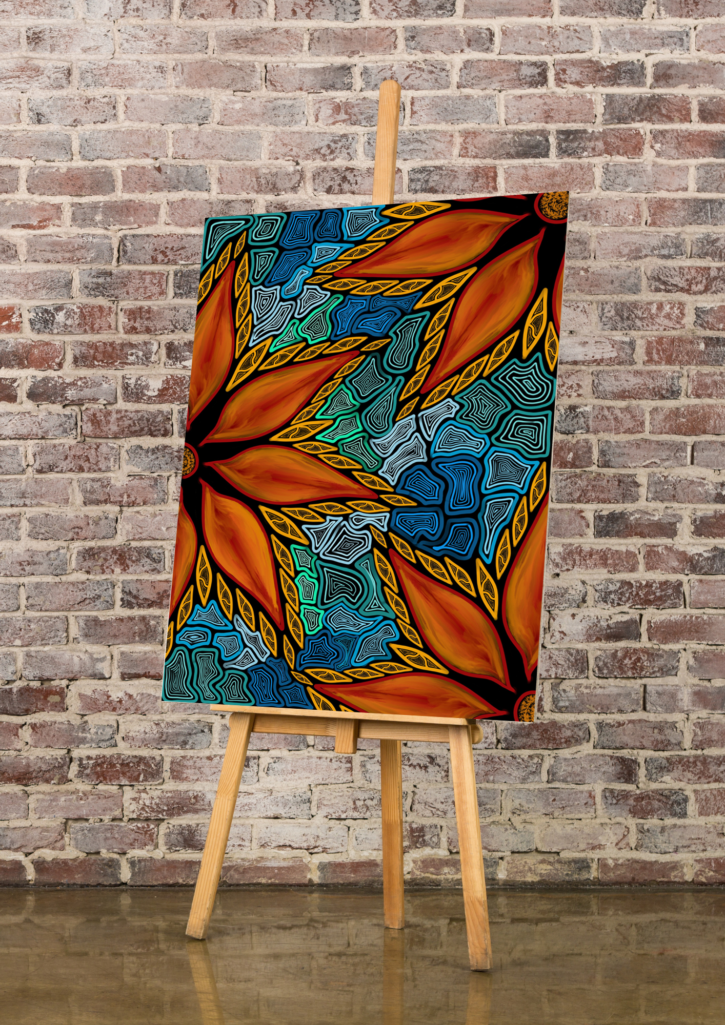 Minjaara (Spirit of the Forrest) | Aboriginal Art | Ngalnya Art